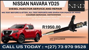 Nissan Navara yd25 Diesel Injectors 