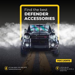 LAND ROVER DEFENDER FOG LIGHTS