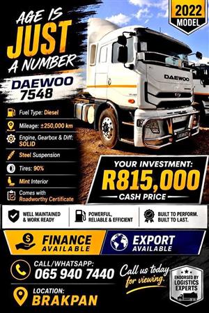 Daewoo 7548 2022 Model (Mint Condition) 