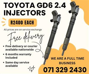 TOYOTA GD6 2.4 INJECTORS FOR SALE 