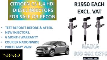 CITROEN C3 1.4 DIESEL INJECTORS FOR SALE WE SELL ON EXCHANGE 