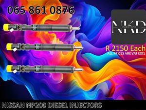 NISSAN NP200 1.5 DIESEL INJECTORS FOR SALE OR RECON.