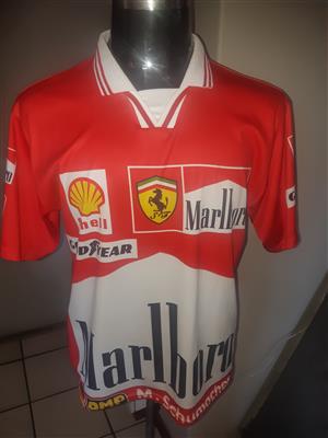 1996 Michael Schumacher Scuderia Ferrari Formula 1 T-shirt.