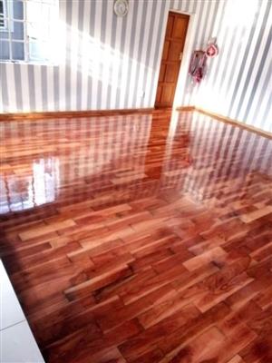 Wooden floor sanding and sealing 
