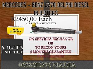 MERCEDES BENZ C270 DIESEL INJECTORS FOR SALE /EXCHANGE OPTIONS