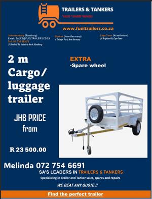 2m Cargo / Luggage Trailer
