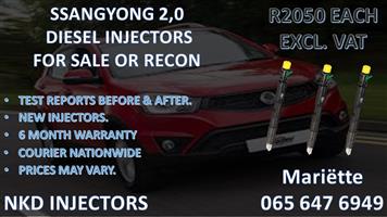 Delphi Injectors SSANGYONG 2L