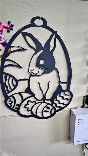 Easter bunny wall hangings