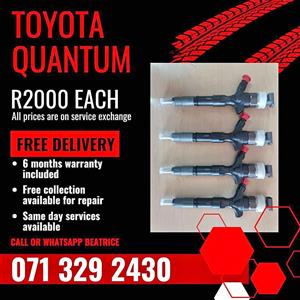 TOYOTA QUANTUM DIESEL INJECTORS FOR SALE WITH WARRANTY