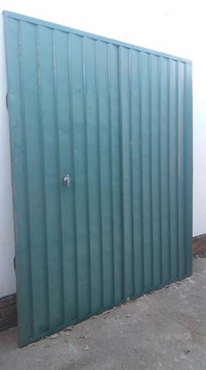 Big Old Solid Steel Garage Door For Sale Junk Mail