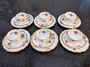 Vintage fine bone tea set