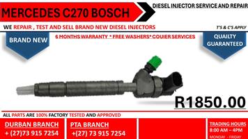 Mercedes C270 Bosch Diesel Injectors 