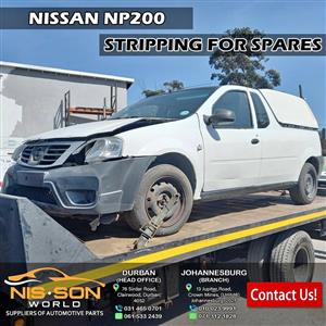 NISSAN NP200 STRIPPING FOR SPARES