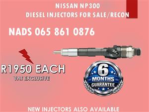 NISSAN NP300 DIESEL INJECTORS FOR SALE OR TO RECON