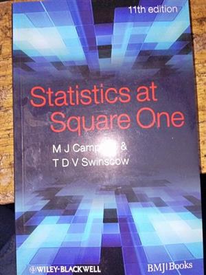 Statistics at Square One 11th edition 