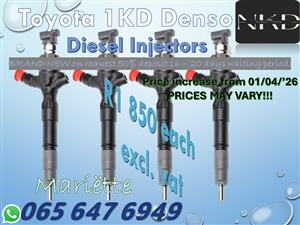 Diesel Injectors Toyota 1KD D4D