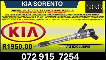 Kia Sorento Diesel Injectors 