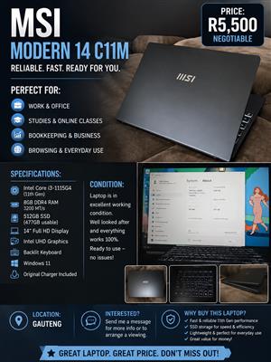 MSI Modern 14 C11M