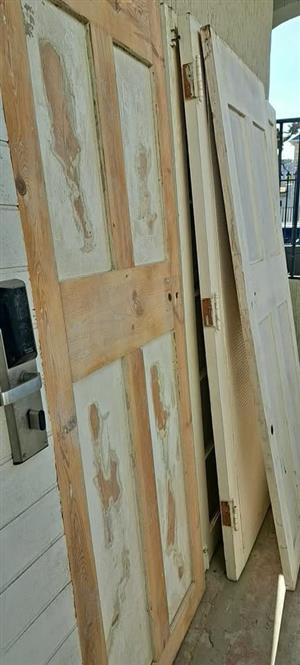 3 X EXTERIOR SOLID DOORS FOR SALE 