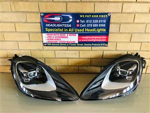 Porsche Panamera 971 matrix (chrome) Left and Right headlights (2018-2023)