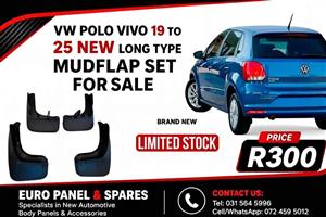 VW Polo Vivo  Long Type Mudflaps Set  