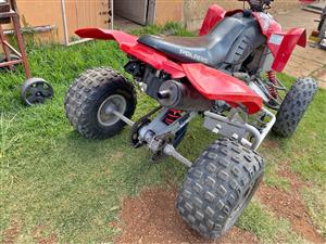 Polaris Predator stripping for spares. Meyerton bike scrapyard new and secondhand spares