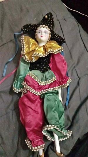 vintage porcelain Harlequin