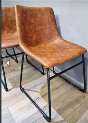 High bar stools available black and brown each R1000