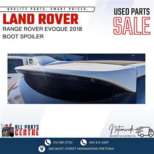 Land Rover Range Rover Evoque 2018 Boot Spoiler 