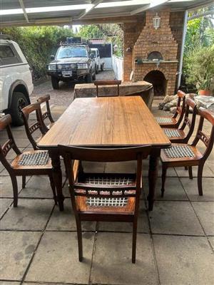 Solid Blackwood 8-Seater Dining Set – Fechter’s Knysna