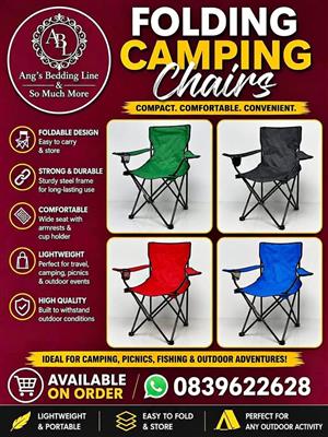 Folding camping chairs for sale Available on order