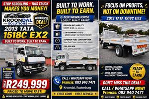 2013 Tata 1518C EX2 8 ton drop side