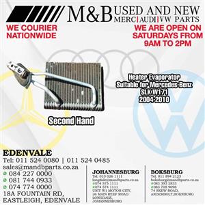 Heater Evaporator (Second Hand)  Suitable for Mercedes-Benz SLK W171  2004-2010