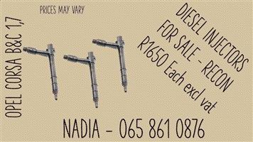 OPEL CORSA B&C 1,7 BEST QUALITY RECONDITIONED DIESEL INJECTORS FOR SALE EKANGALA