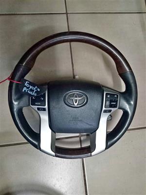 Toyota Prado J150 series steering rack with airbag for sale WhatsApp or cell