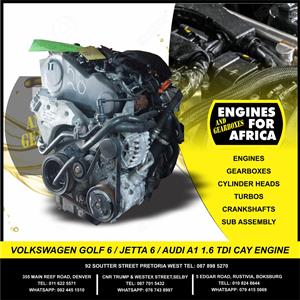 Vw Golf6/Jetta6/Audi A1 1.6Tdi Cay Engine For Sale