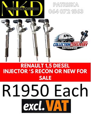 RENAULT 1,5 - SPECIAL DIESEL INJECTORS FOR SALE 