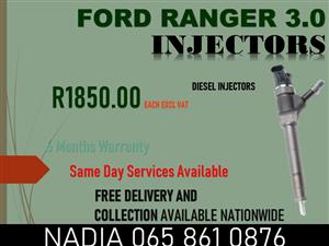 FORD RANGER 3,0 DIESEL INJECTORS FOR SALE