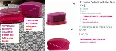 Brand new Tupperware (still in their original packaging) @ 50% pricing