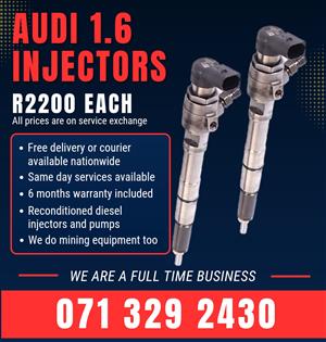 AUDI 1.6 INJECTORS FOR SALE WITH WARRANTY 