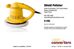 car polisher for sale cape town
