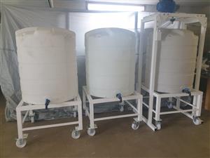  500 liter detergent mixing machine with removble base and tank