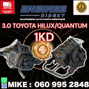 Import Low Mileage Toyota Hilux/Quantum 3.0 1KD-FTV Diesel Pump 