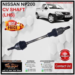 NISSAN NP200 CV SHAFT (LHS)