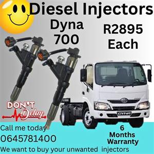 Dyna 700 diesel injectors