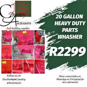 20 GALLON HEAVY DUTY PARTS WHASHER