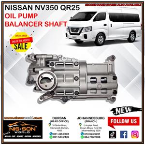 Nissan NV350 QR25 Oil Pump Balancer Shaft