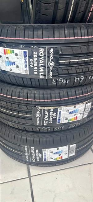 205/55/16 tyres available 
