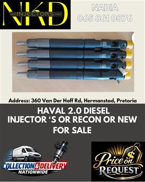 HAVAL 2.0 DIESEL INJECTORS FOR SALE NOW