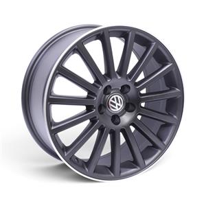 17″ BK850 5×100 Matte Black Alloy Wheels